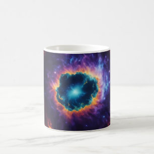 Caneca De Café Explosão de Supernova no céu noturno estrelado