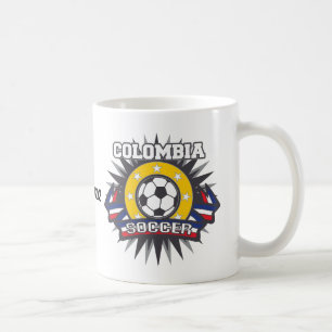 Caneca De Café Explosão do futebol de Colômbia