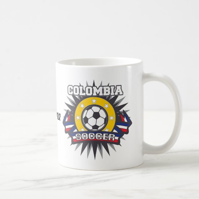 Caneca De Café Explosão do futebol de Colômbia (Direita)