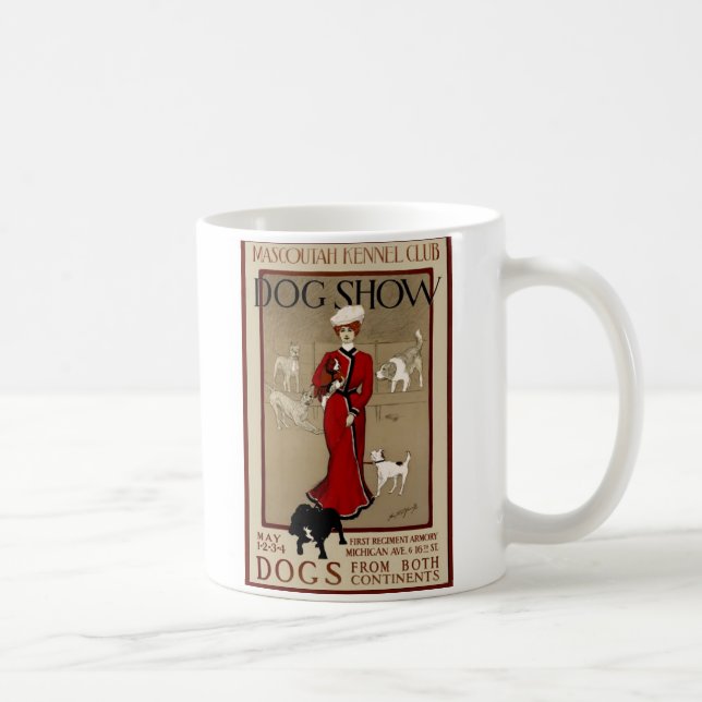 Caneca De Café Exposição de Cães (Direita)