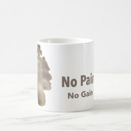 Caneca De Café Expressão Clássica "Sem Dor Sem Ganho"