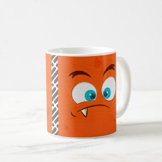 Caneca De Café Expressão de Cartoon Face