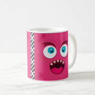 Caneca De Café Expressão de Cartoon Face