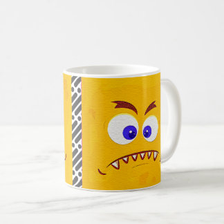 Caneca De Café Expressão de Cartoon Face