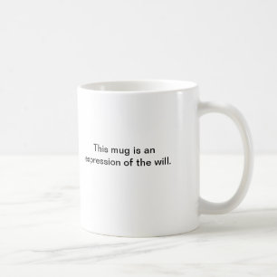 Caneca De Café Expressão Schopenhauer Mug