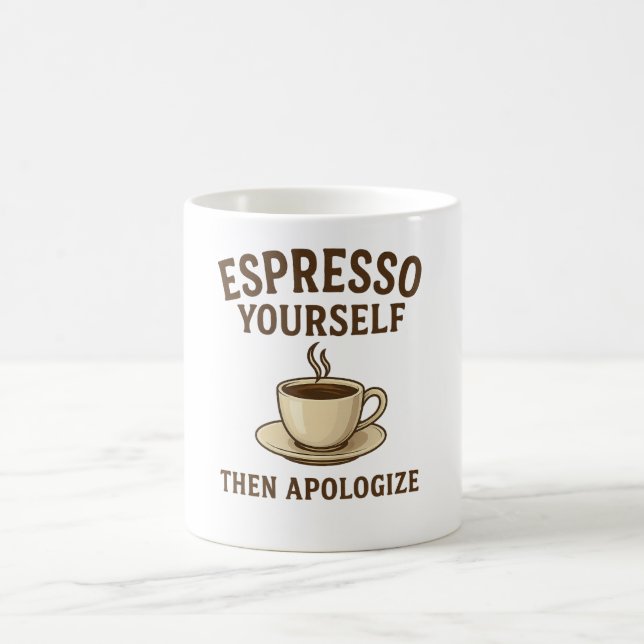Caneca De Café Expresse-se – Depois Peça Desculpas  (Centro)