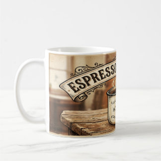 Caneca De Café Expresse-se - Piada engraçada de café retrô