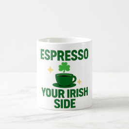 Caneca De Café Expresse Seu Lado Irlandês