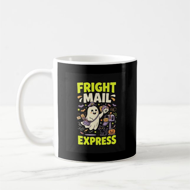 Caneca De Café Expresso de Correio de Terror de Halloween (Esquerda)