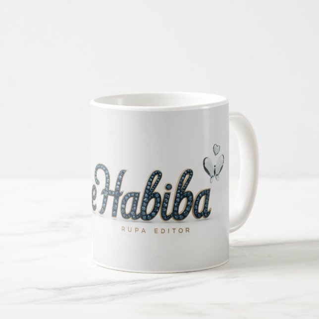 Caneca De Café Expressões Elegantes (Frente Esquerda)