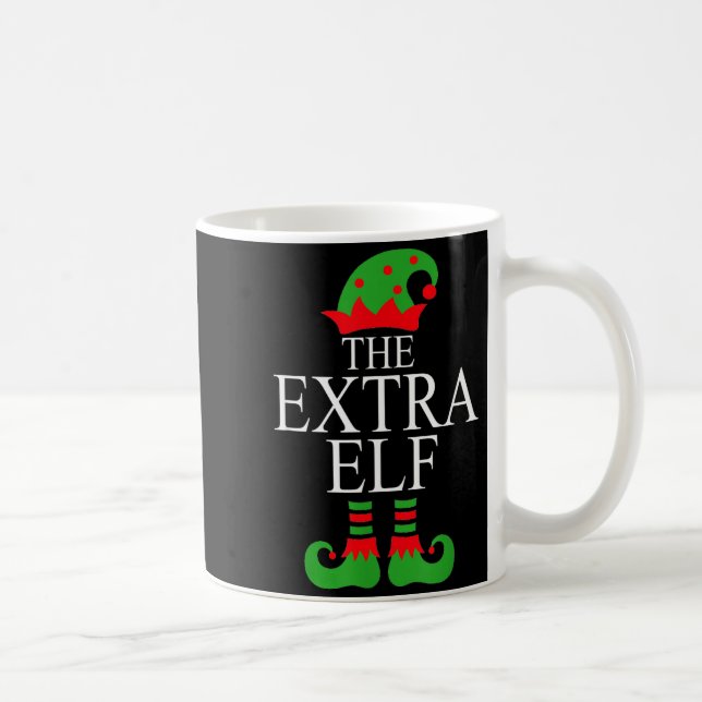 Caneca De Café Extra Elf Family Matching Christmas Group Pajama M (Direita)