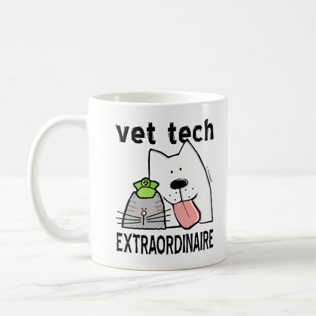 Caneca De Café Extraordinário de tecnologia Vet (Esquerda)