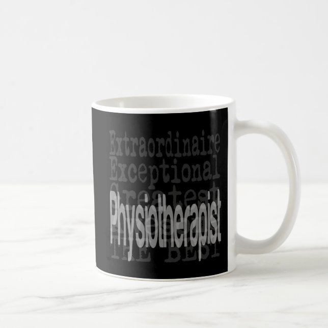 Caneca De Café Extraordinário fisioterapeuta (Direita)