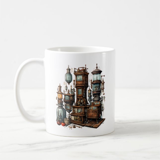 Caneca De Café Extraordinary Machines Collection 02 (Esquerda)