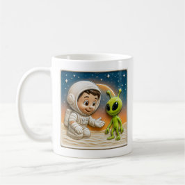 Caneca De Café Extraterrestre et enfant