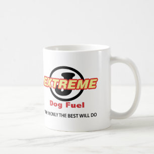Caneca de café extrema branca lisa do combustíve