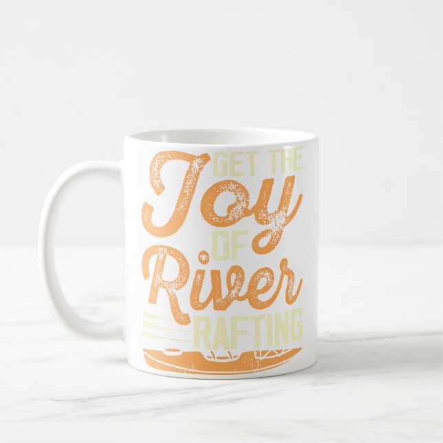 Caneca De Café Extreme Whitewater Rafting Excitement (Esquerda)