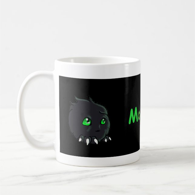 Caneca de café Eyed verde do monstro (Esquerda)