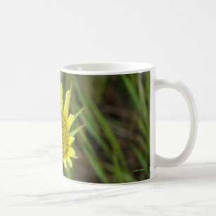 Caneca De Café F41 Flor Amarela Barba-de-Bode