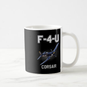Caneca De Café F4u Corsair Warbird Wwii Aeronaves militares