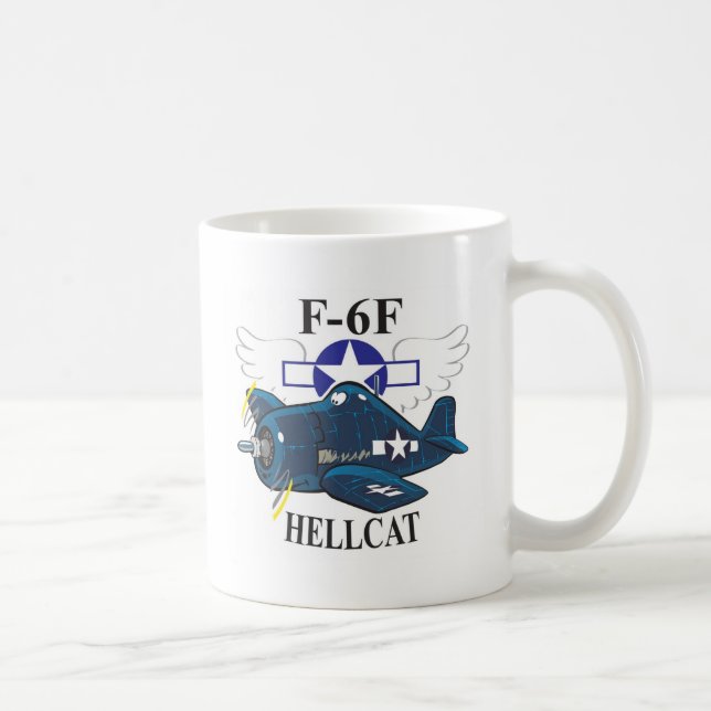 Caneca De Café f6f hellcat (Direita)