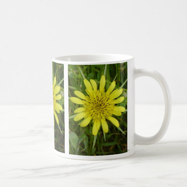 Caneca De Café F9 Amarela Flor Silvestre (Direita)