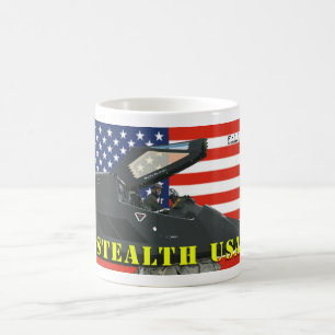 Caneca De Café F-117 Stealth USA Mug