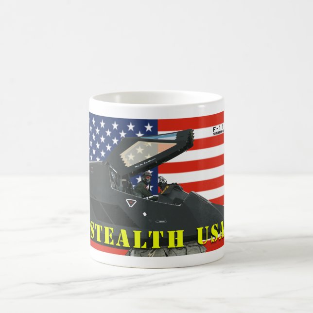 Caneca De Café F-117 Stealth USA Mug (Centro)