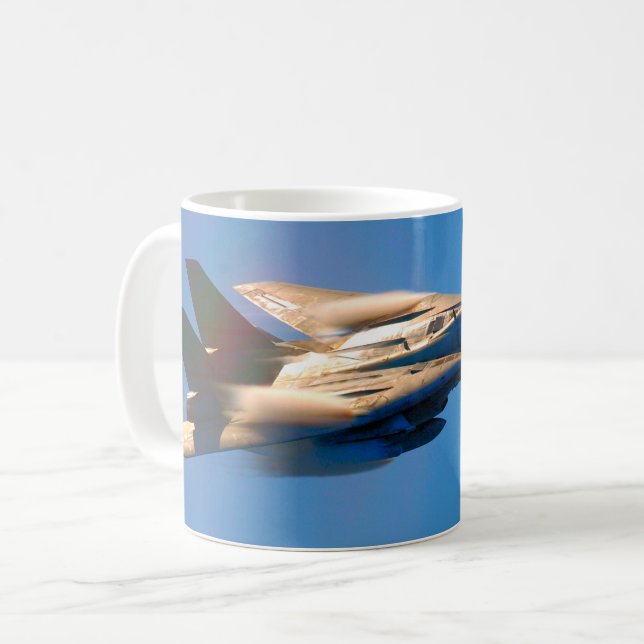 CANECA DE CAFÉ F-14 "MACH RUN" TOMCAT (Frente Esquerda)