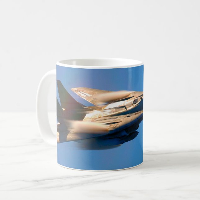 CANECA DE CAFÉ F-14 "MACH RUN" TOMCAT (Frente Esquerda)