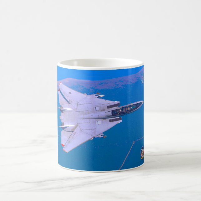 CANECA DE CAFÉ F-14 TOMCAT "ASA DE GEOMETRIA VARIÁVEL" (Centro)