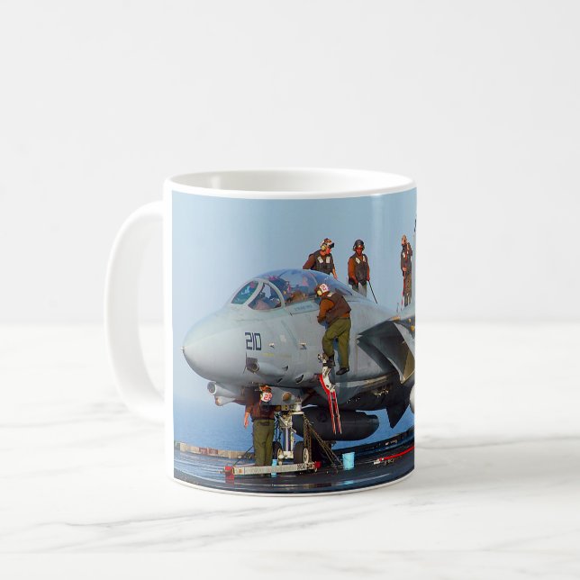 CANECA DE CAFÉ F-14 TOMCAT "FLIGHTDECK" (Frente Esquerda)