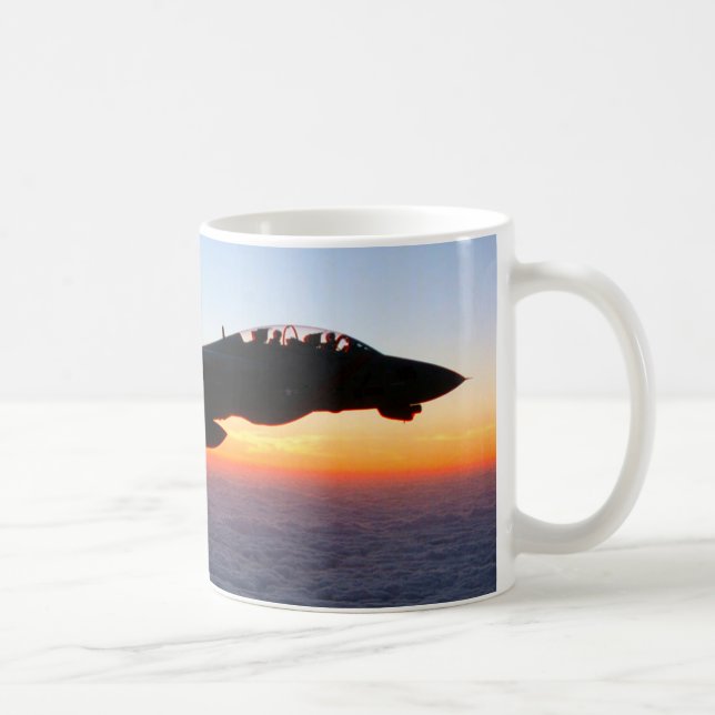CANECA DE CAFÉ F-14 TOMCAT "PATROL SUNSET" (Direita)