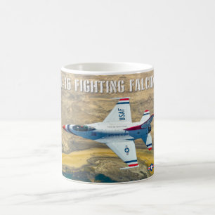 CANECA DE CAFÉ F-16C FALCÃO DE LUTA