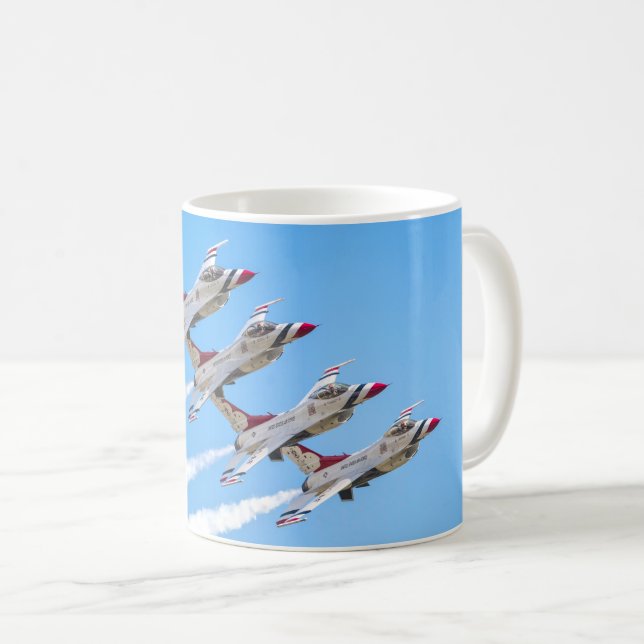 CANECA DE CAFÉ F-16C VIPER (Frente Esquerda)