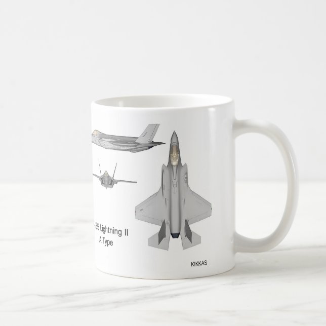 Caneca De Café F-35 Lightning II (Direita)