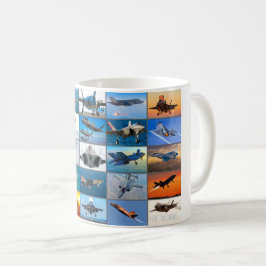 CANECA DE CAFÉ F-35 LIGHTNING II "MONTAGE"