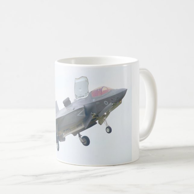 CANECA DE CAFÉ F-35B LIGHTNING II (UK) (Frente Esquerda)