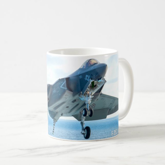 Caneca De Café F-35C LIGHTNING II Hook Down Mug (Frente Esquerda)