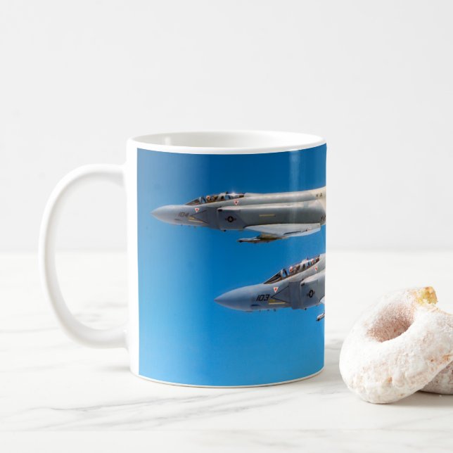 CANECA DE CAFÉ F-4 FANTOM (Com Donut)