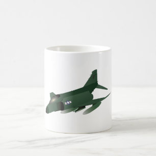 Caneca De Café F-4 Interceptor do jato fantasma
