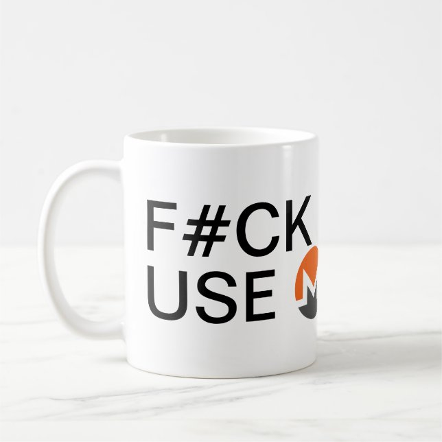 Caneca De Café F#BANCOS CK USA MONERO Mug (Esquerda)