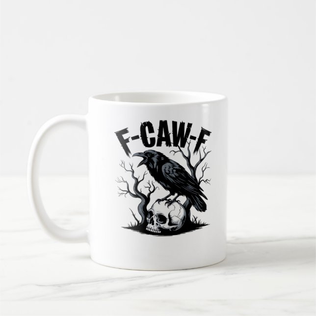 Caneca De Café F Caw F Essential Minimal Clean Design (Esquerda)