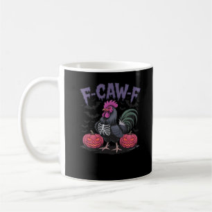 Caneca De Café F Caw F Galinha Engraçada Clássico Estilo Simples
