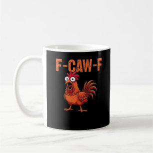 Caneca De Café F Caw F Galinha Engraçada Estilo Clássico Moderno
