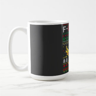 Caneca De Café F-CAW-F Galinha Gritando Engraçada Natal Feio
