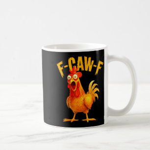Caneca De Café F Caw F Galo Pássaro Engraçado Fcawf Domador de Ga