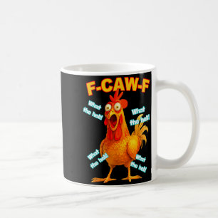 Caneca De Café F-caw-f Qual É O Frango Heli Meme Engraçado Vintag