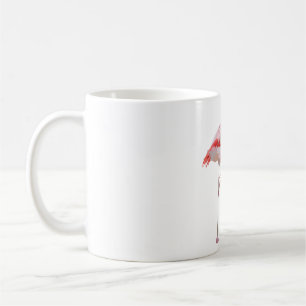 Caneca De Café F é para Flamingo