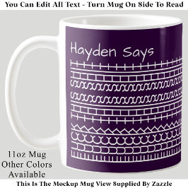 Caneca De Café F**k This Shit-Hidden Message 144WP Funny Work Cof